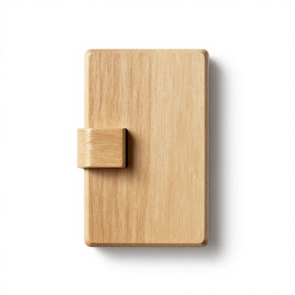 Mortise lock plate isolated on a white background