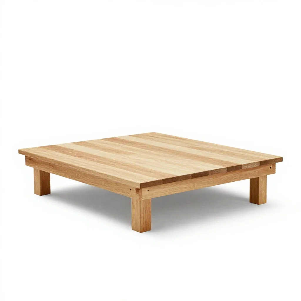 Treehouse platform isolated on a white background