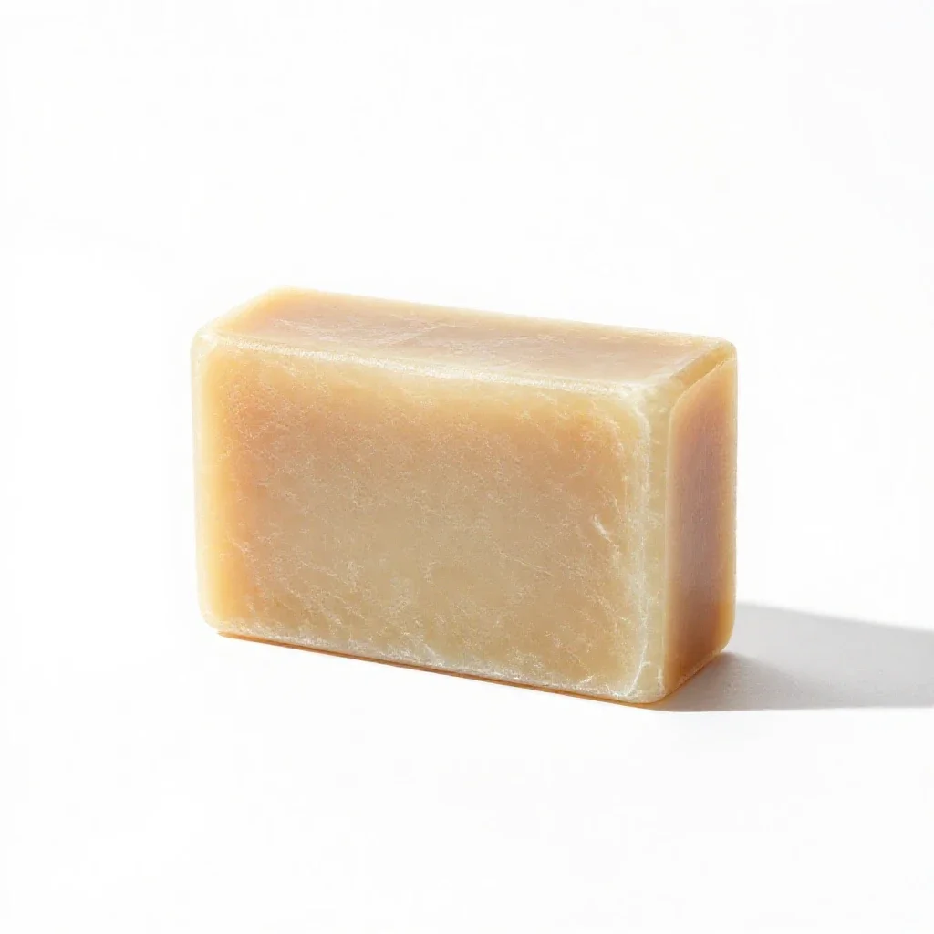 Shampoo bar isolated on a white background