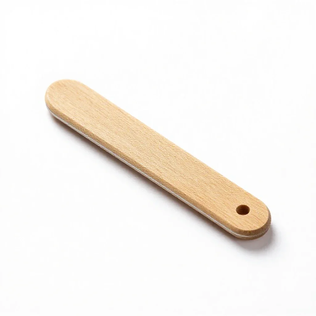 Tongue scraper isolated on a white background