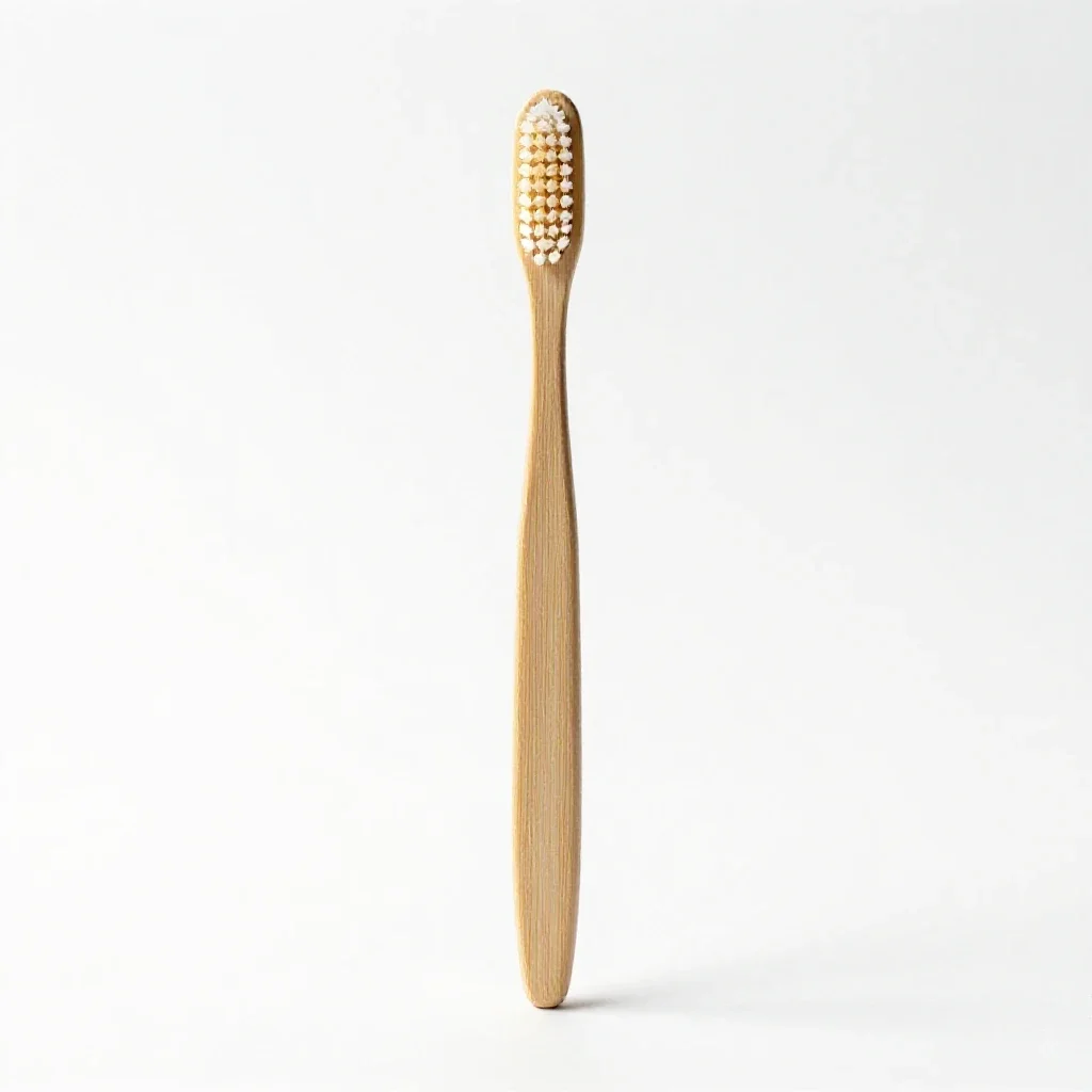 Toothbrush in a holder isolated on a white background