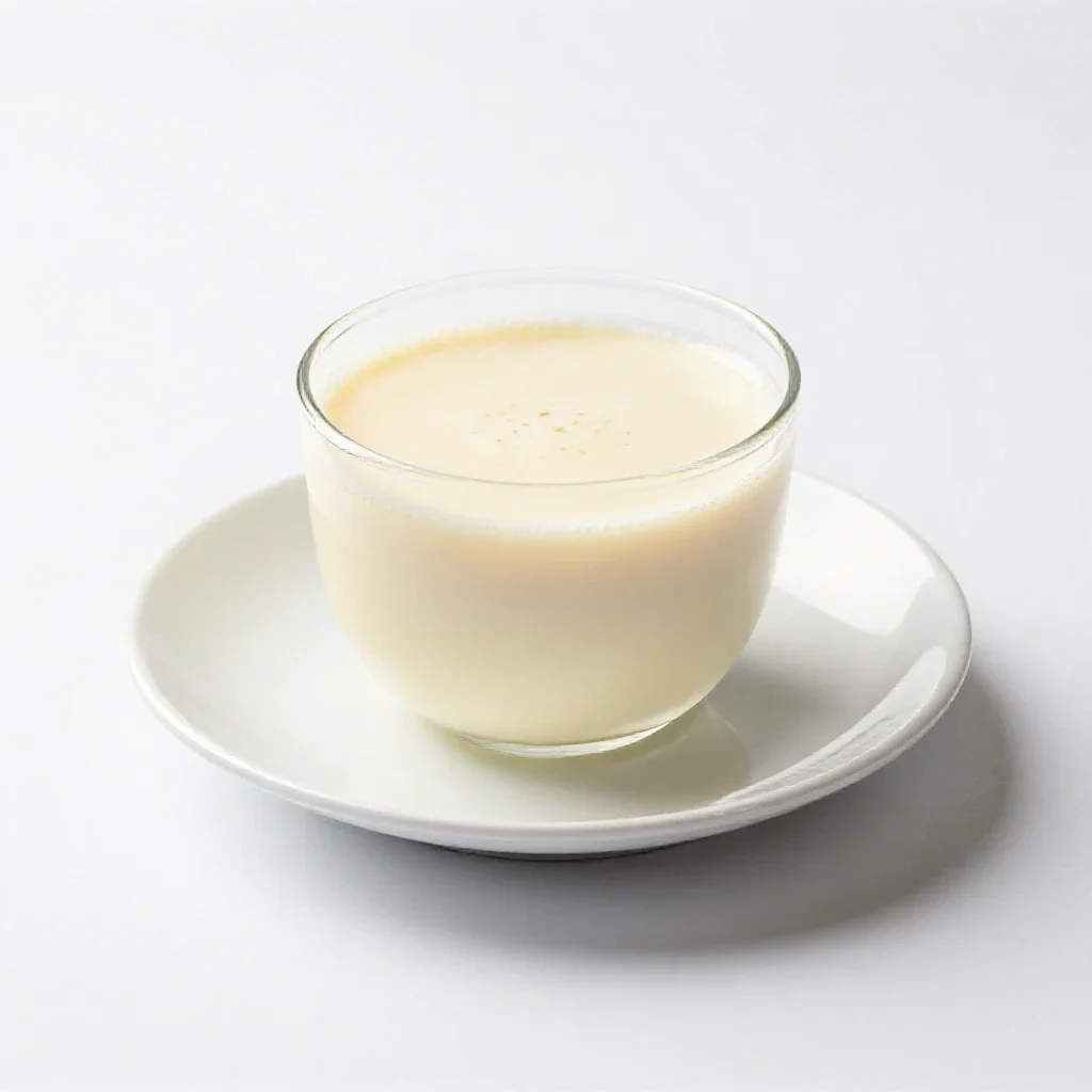 Lassi with cardamom isolated on a white background