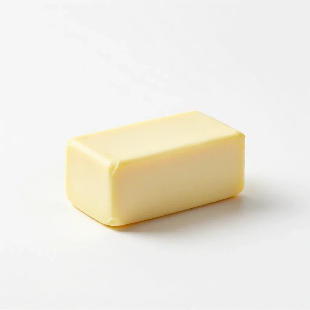 Butter lamp isolated on a white background