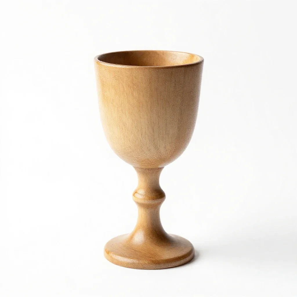 Kiddush cup isolated on a white background