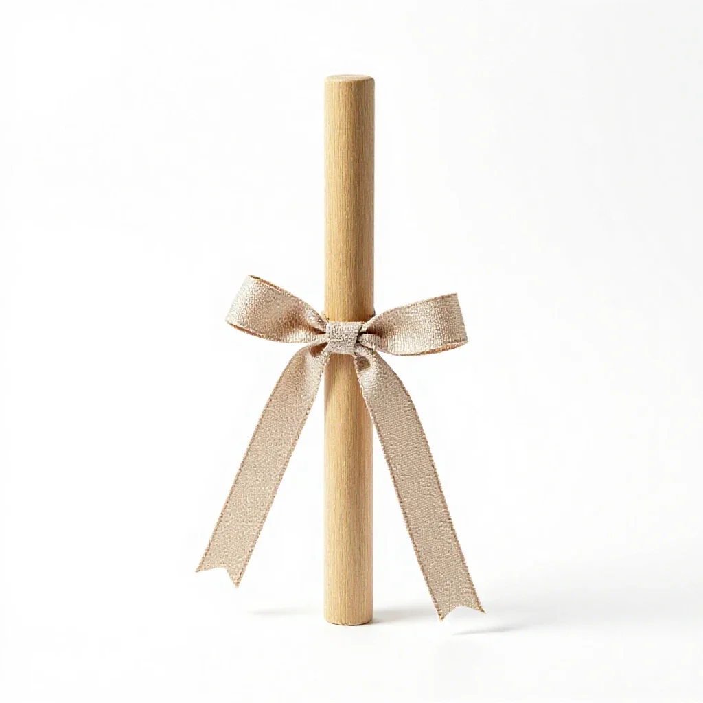 Maypole ribbon set isolated on a white background