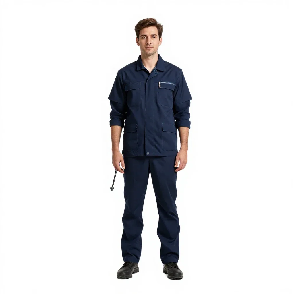 Colony medic with a diagnostic wand isolated on a white background