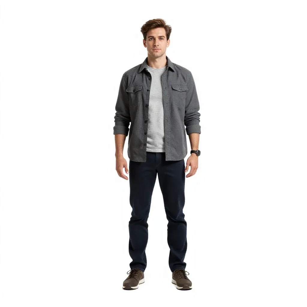 Jump navigator with a neural halo isolated on a white background