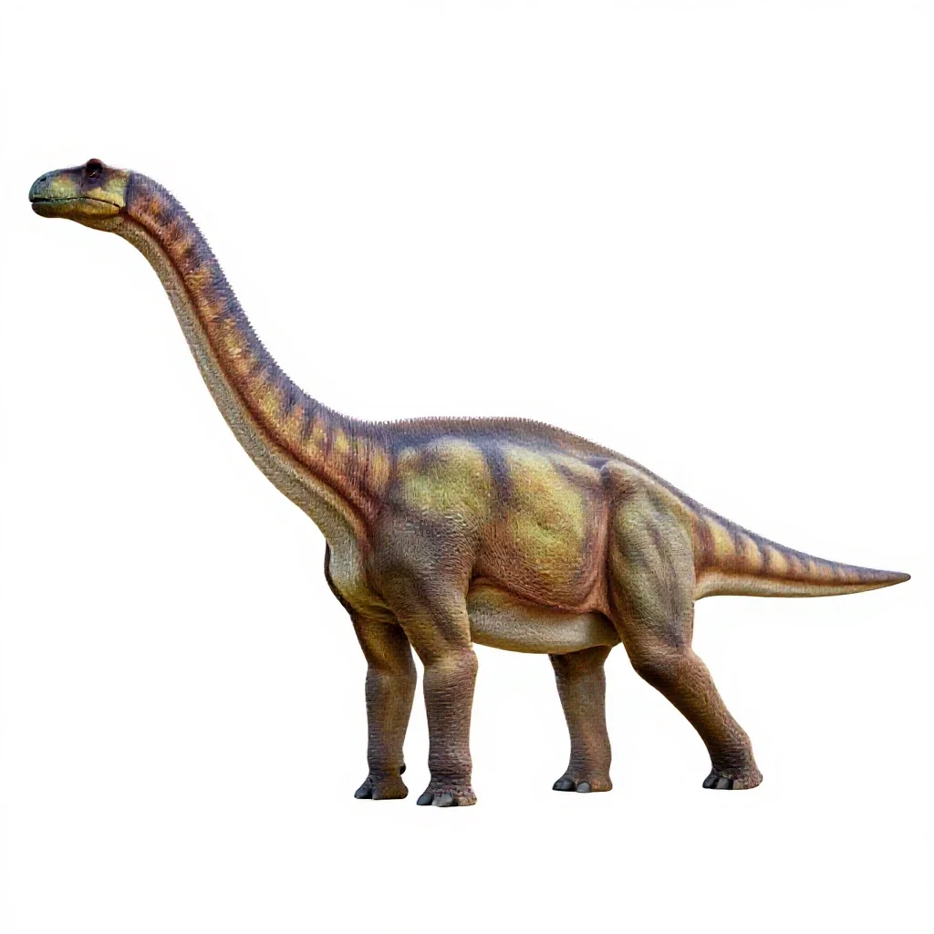 Diplodocus isolated on a white background
