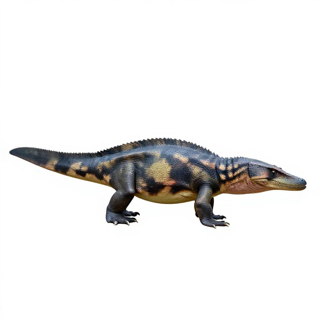 Plesiosaur isolated on a white background