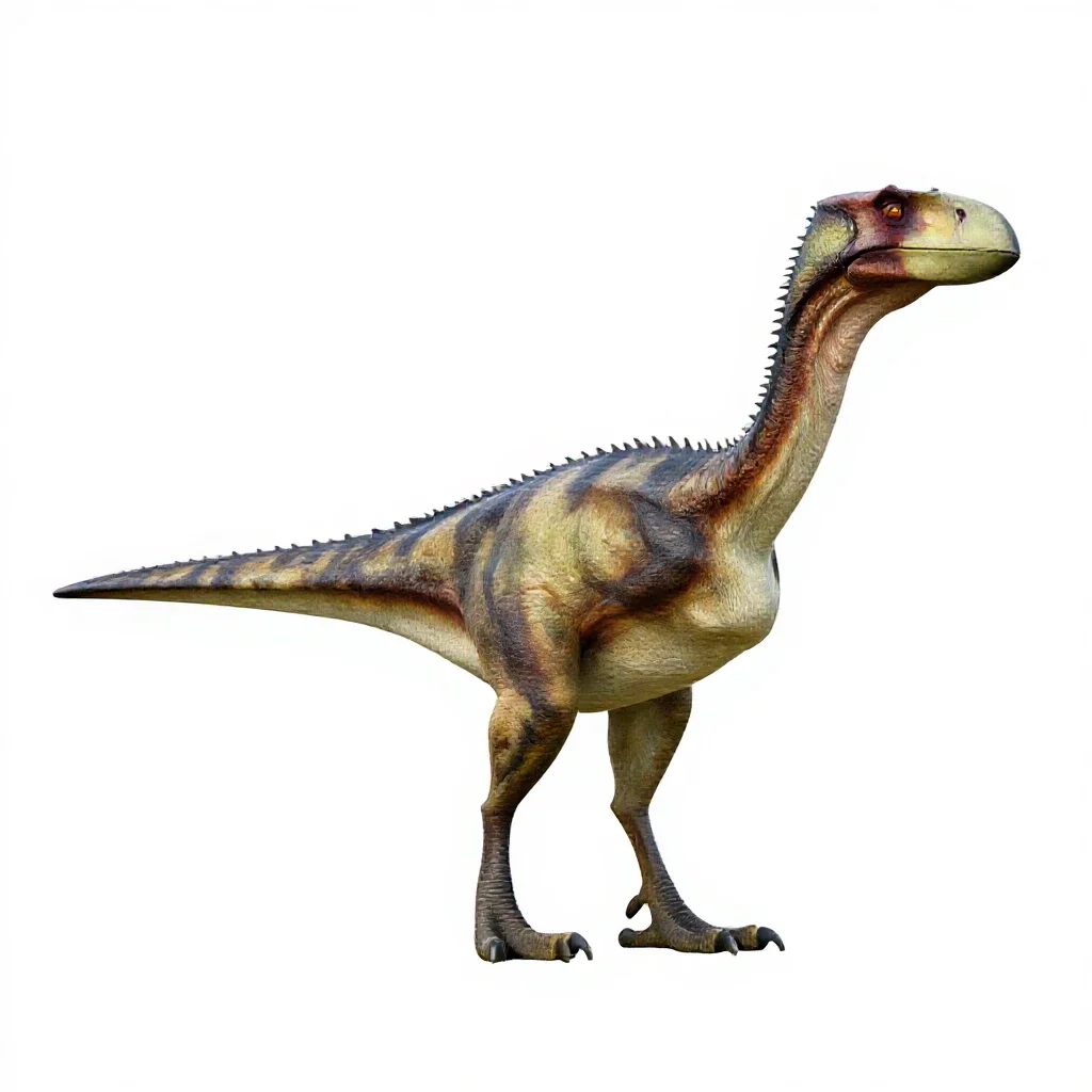 Quetzalcoatlus standing isolated on a white background
