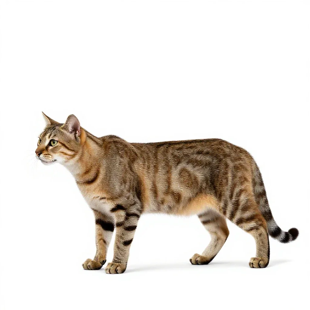 Sabre-toothed cat isolated on a white background