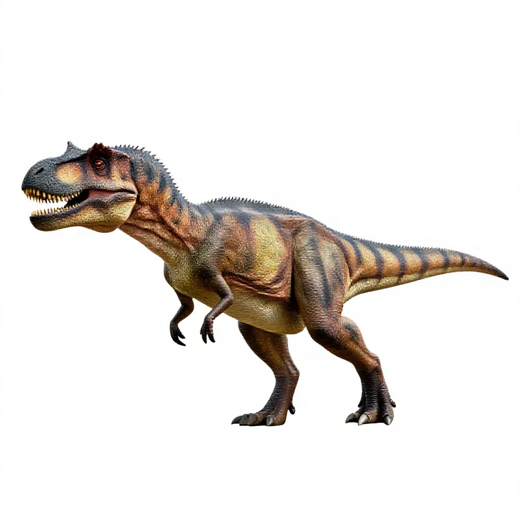 Spinosaurus isolated on a white background