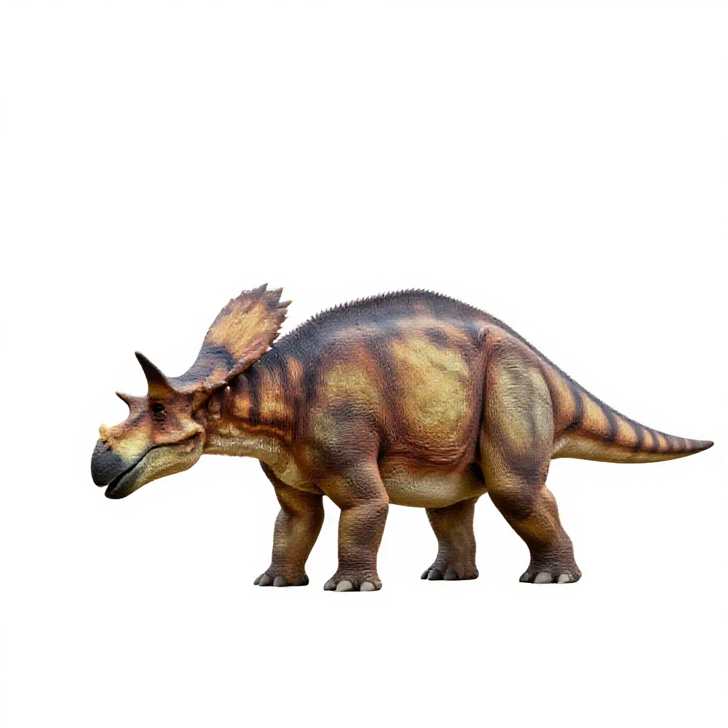 Stegosaurus isolated on a white background