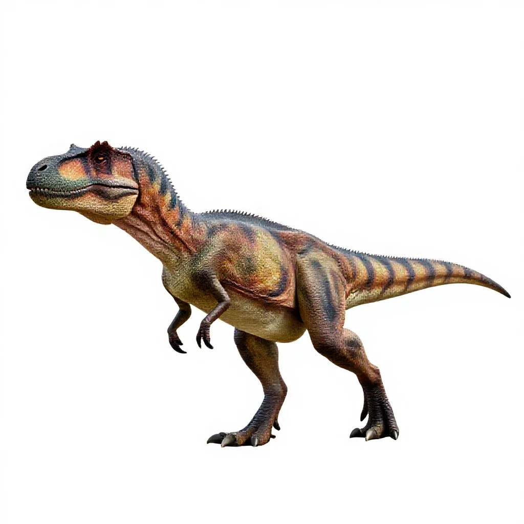 Allosaurus isolated on a white background