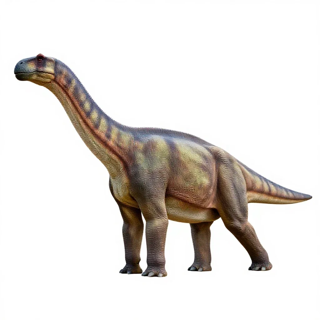 Argentinosaurus isolated on a white background