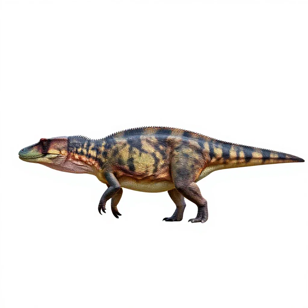 Ichthyosaur isolated on a white background