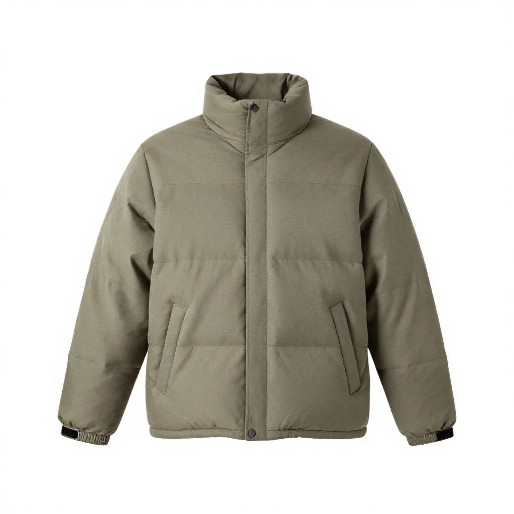 Puffer jacket isolated on a white background
