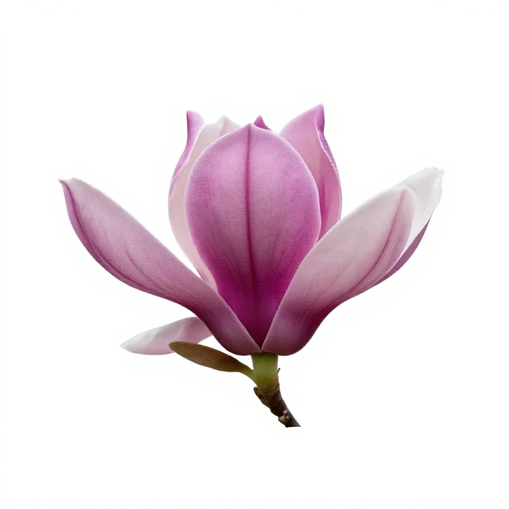 Magnolia flower isolated on a white background