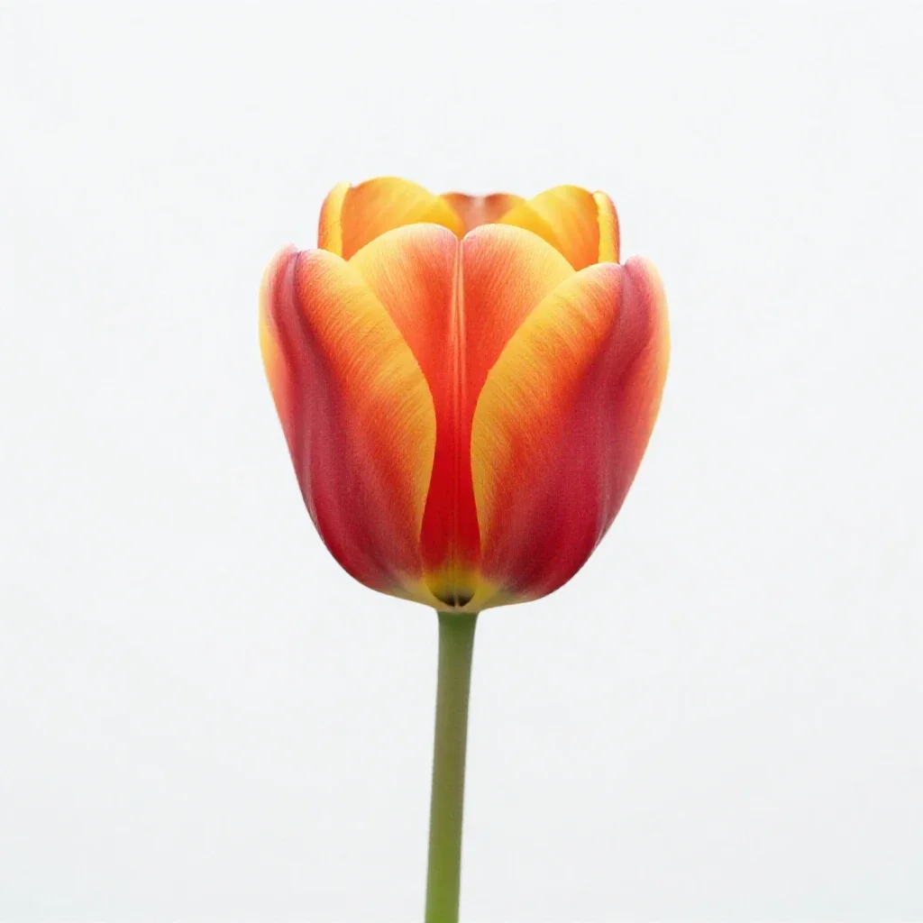 Tulip isolated on a white background