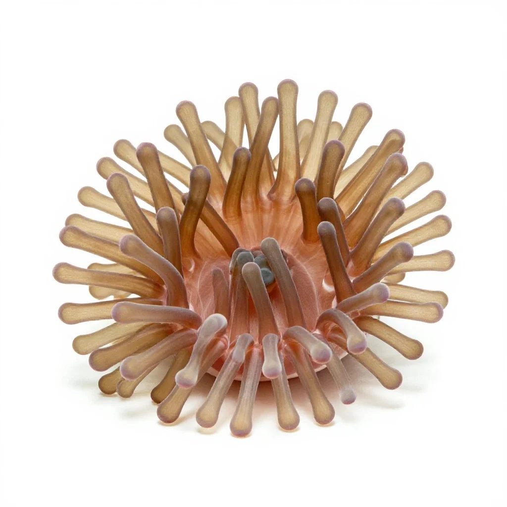 Anemone isolated on a white background