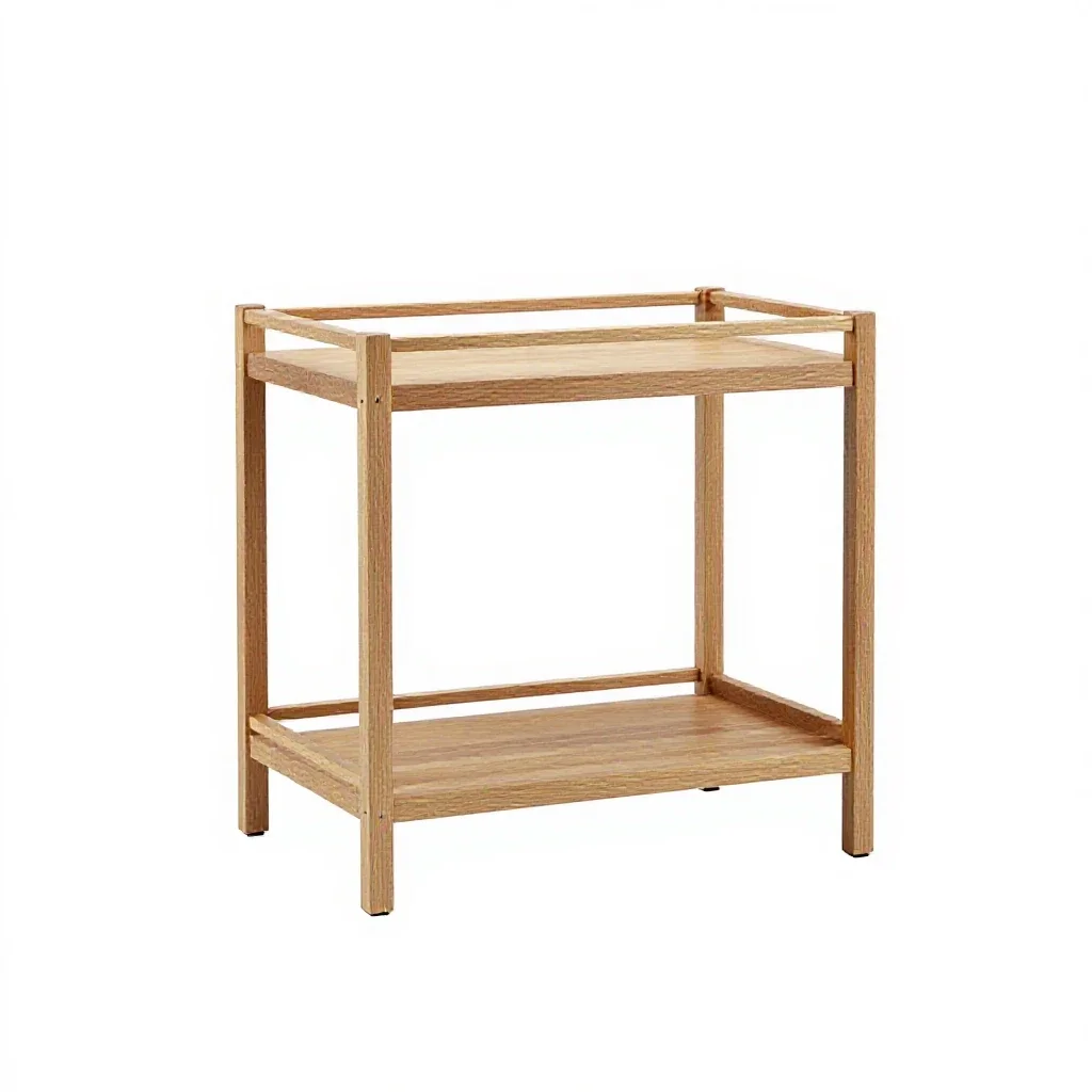 Bar cart isolated on a white background