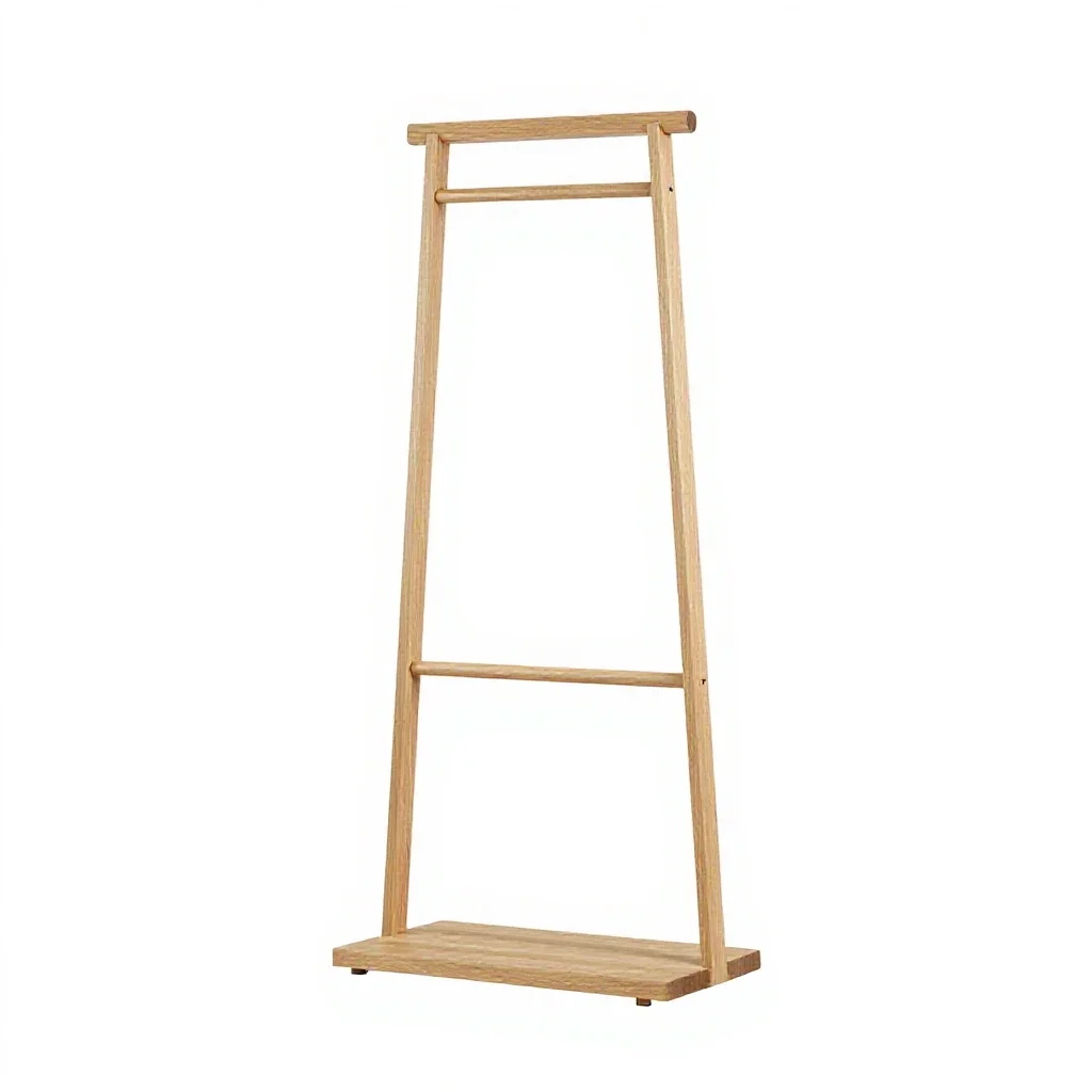 Coat stand isolated on a white background