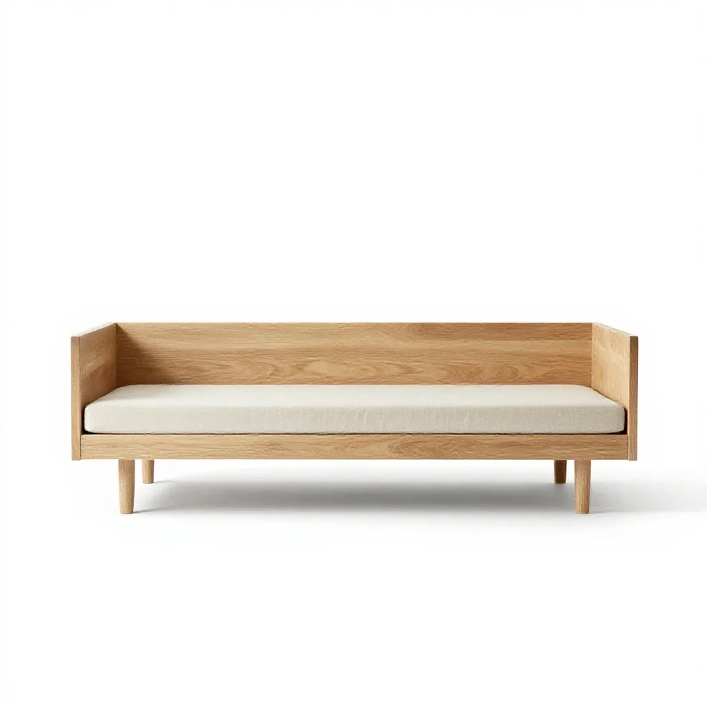 Daybed isolated on a white background