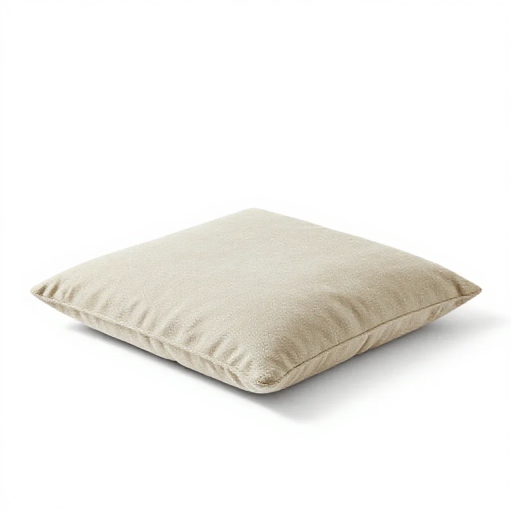 Floor cushion isolated on a white background