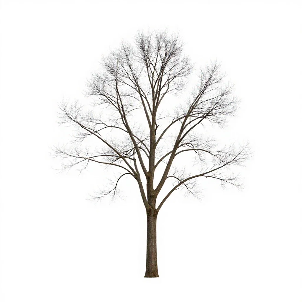 Hall tree with hooks isolated on a white background