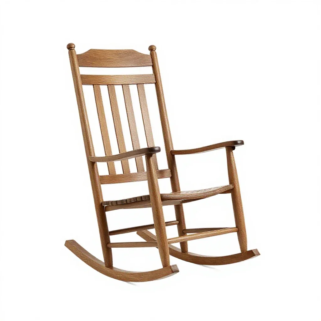 Rocking chair isolated on a white background