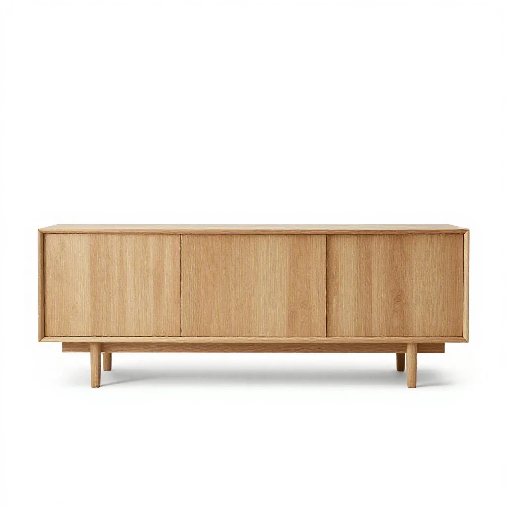 Sideboard credenza isolated on a white background
