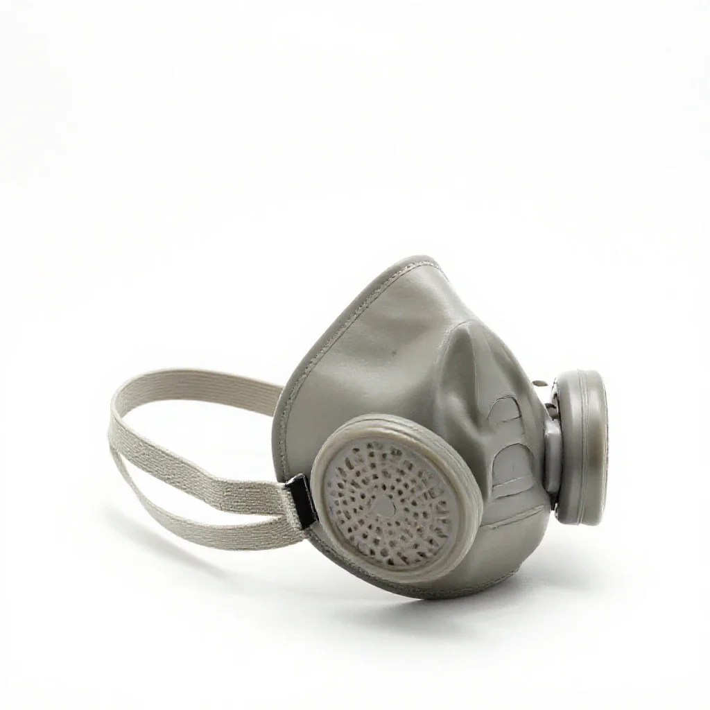 Respirator mask isolated on a white background
