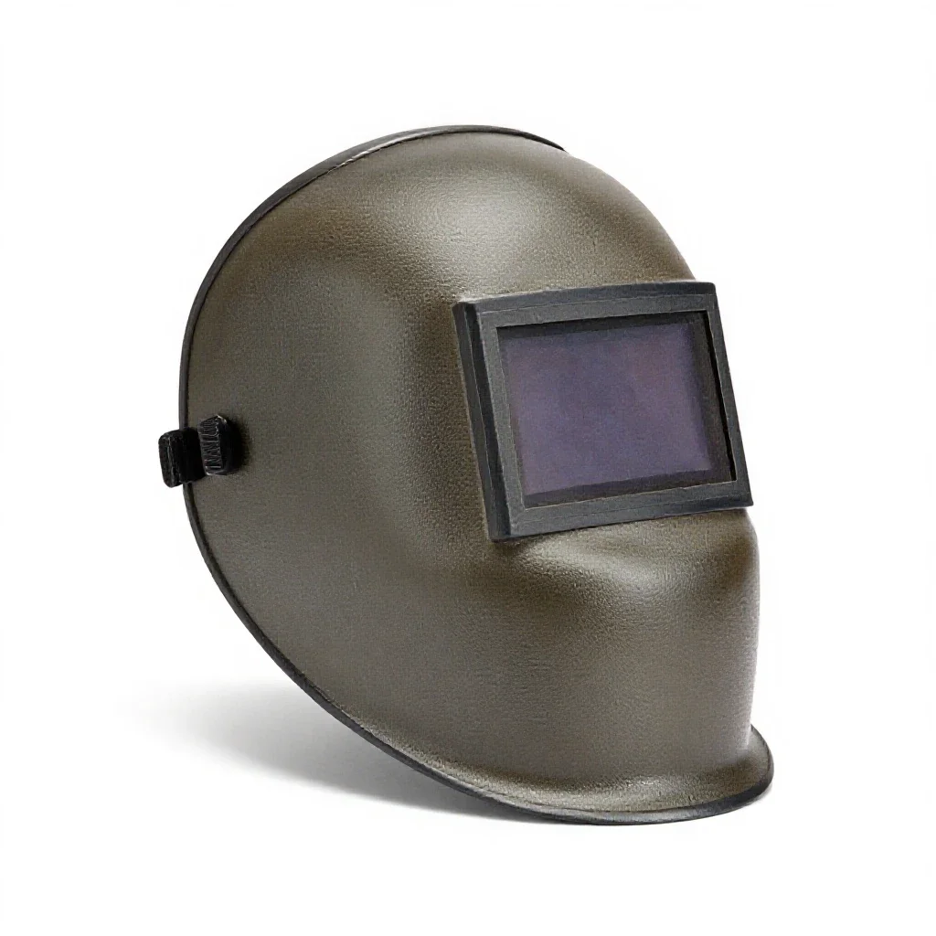 Welding helmet isolated on a white background