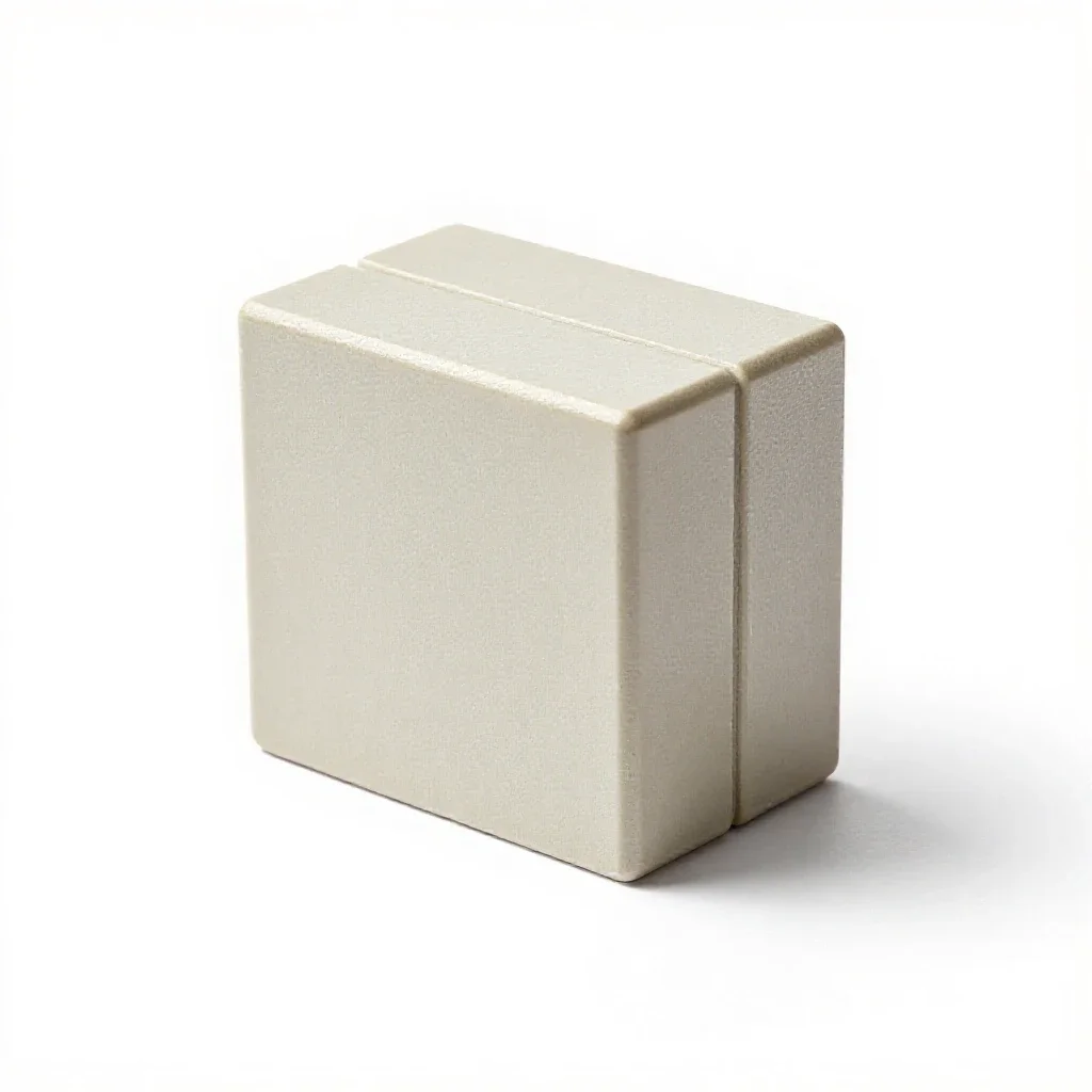 Electrical junction box isolated on a white background