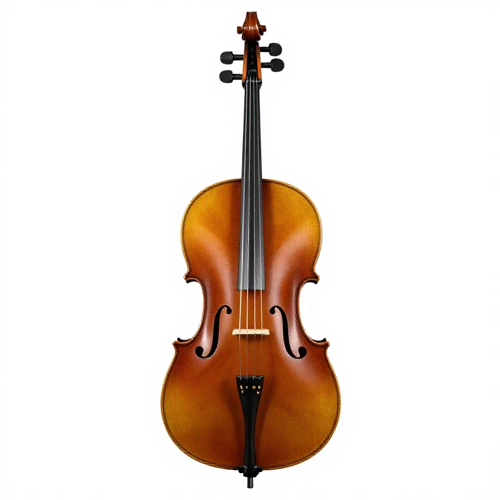 Cello isolated on a white background