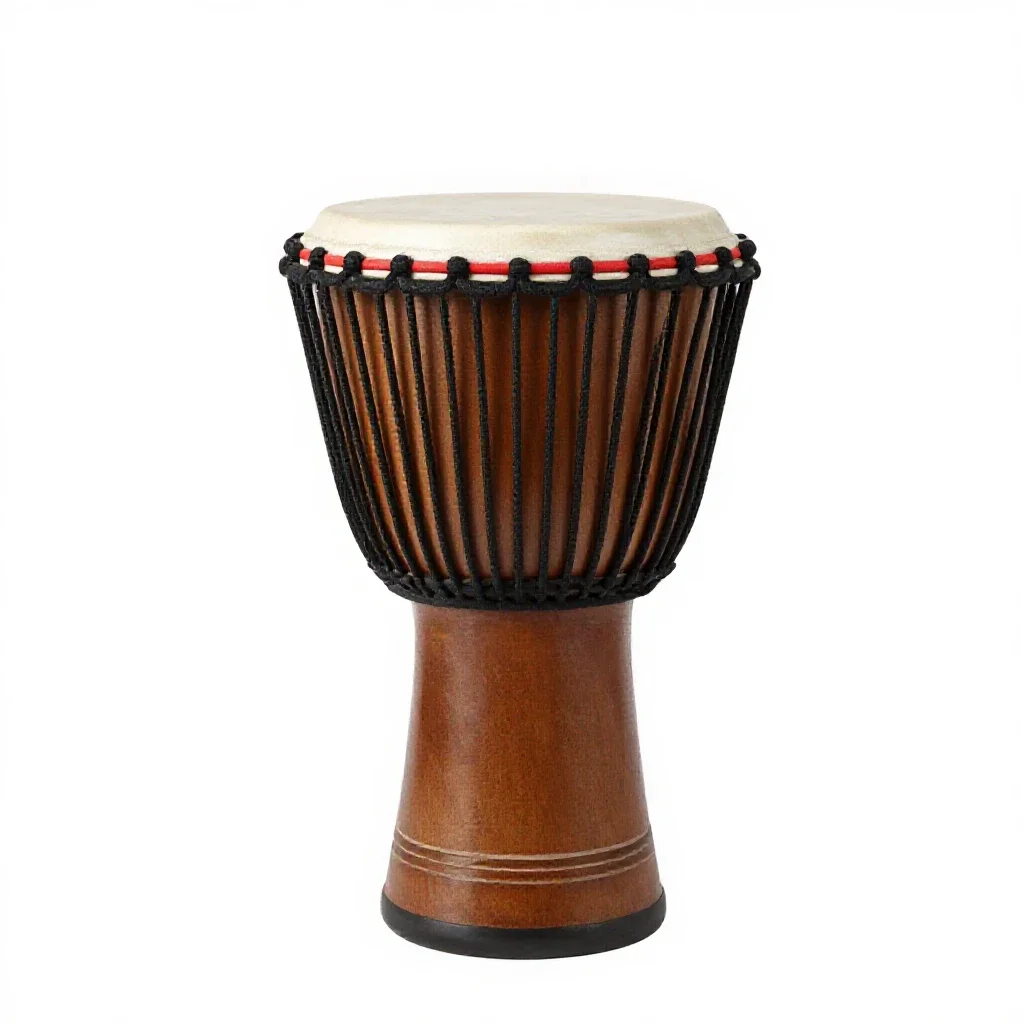 Djembe isolated on a white background