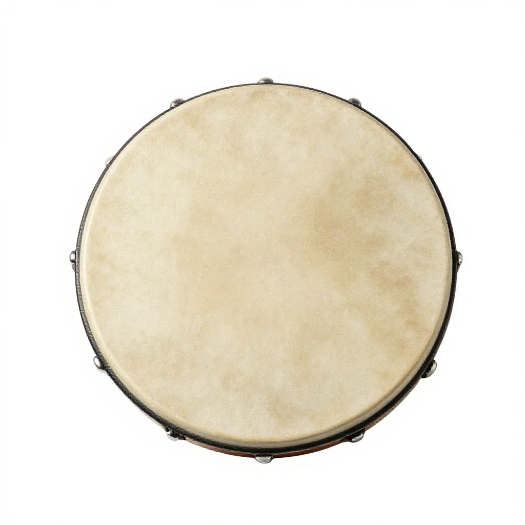 Hang drum isolated on a white background
