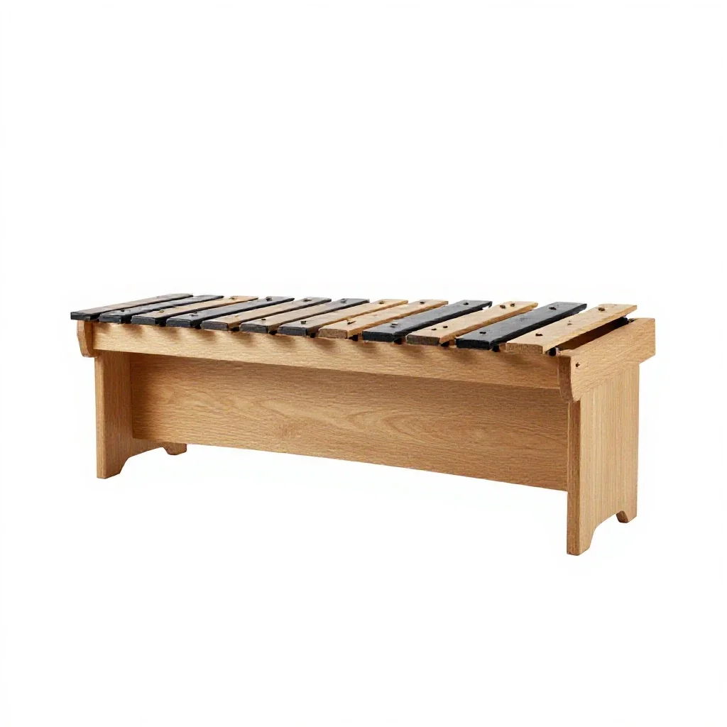 Marimba isolated on a white background