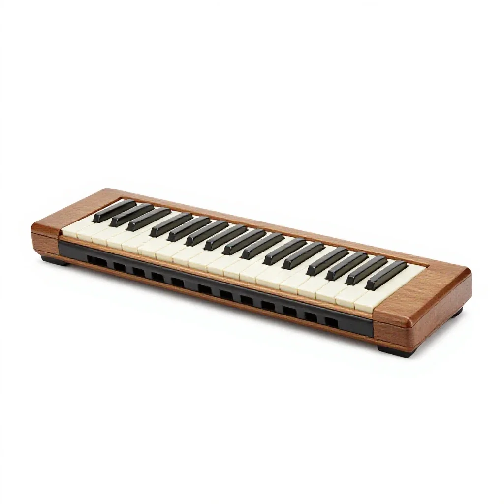 Melodica isolated on a white background