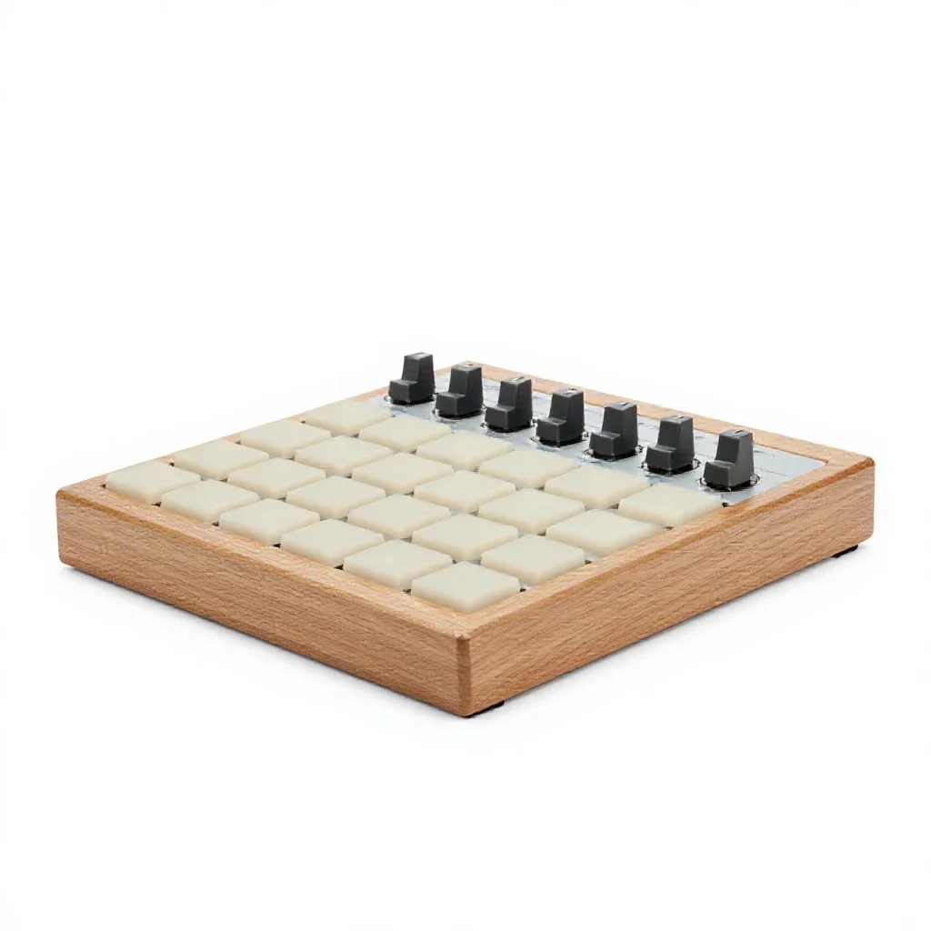 Sampler pad controller isolated on a white background