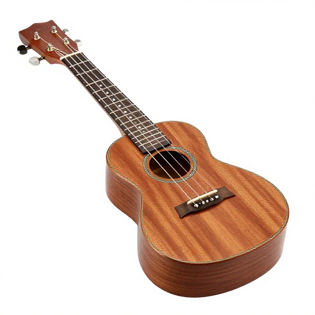 Ukulele isolated on a white background