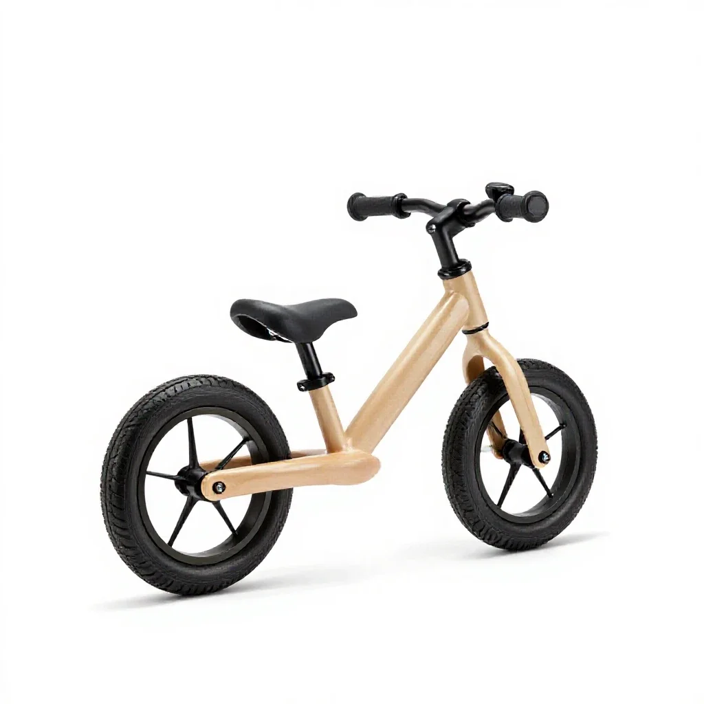 Balance bike isolated on a white background