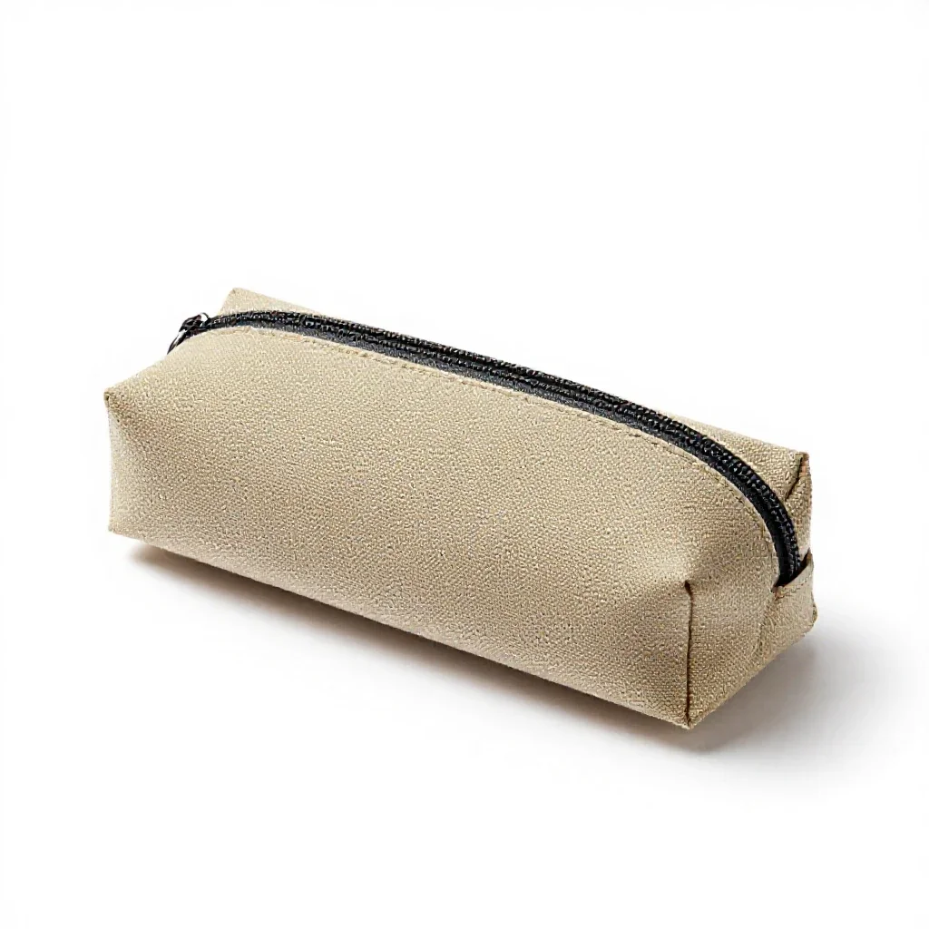 Pencil case isolated on a white background