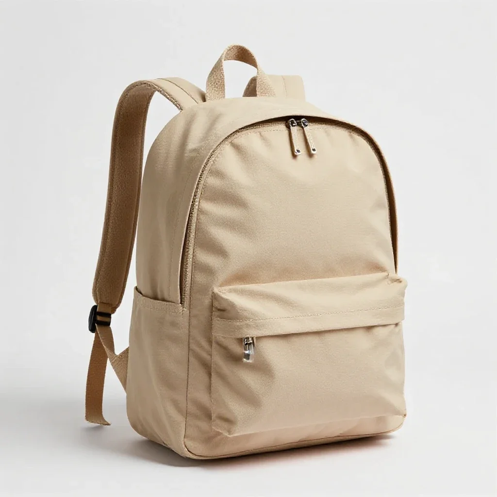 School backpack isolated on a white background