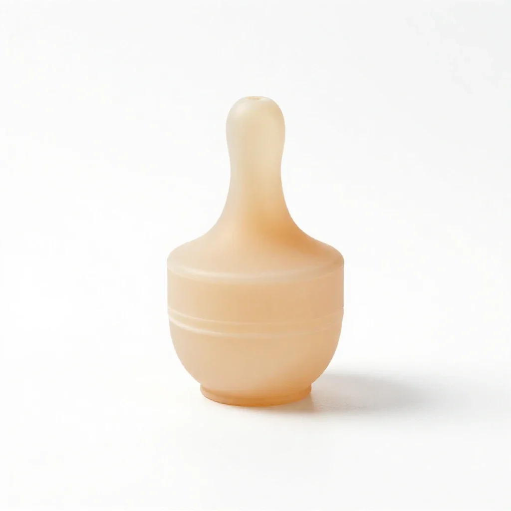 Silicone feeding set isolated on a white background