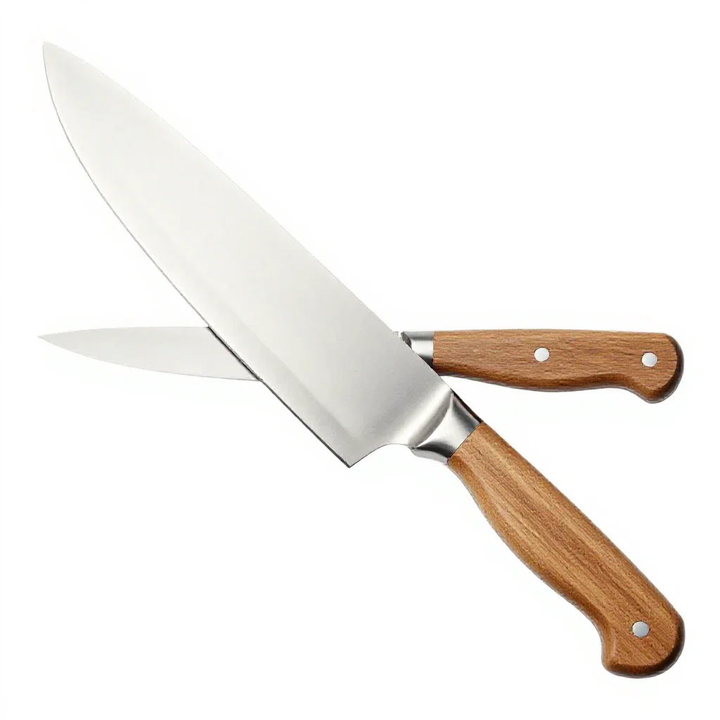 Chef's knife isolated on a white background