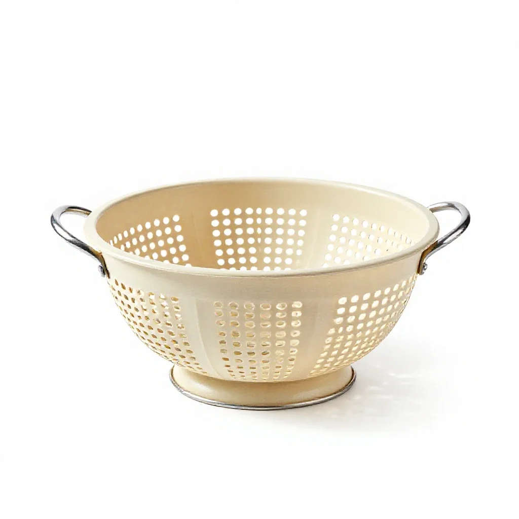 Colander isolated on a white background