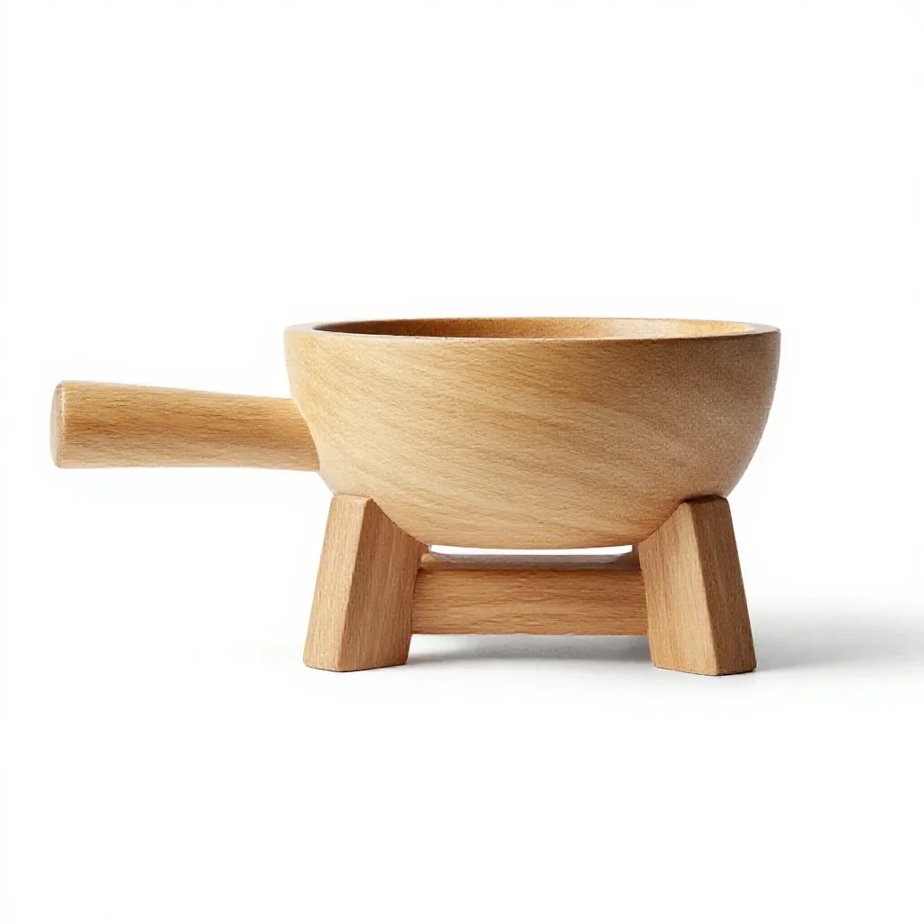 Fondue set isolated on a white background