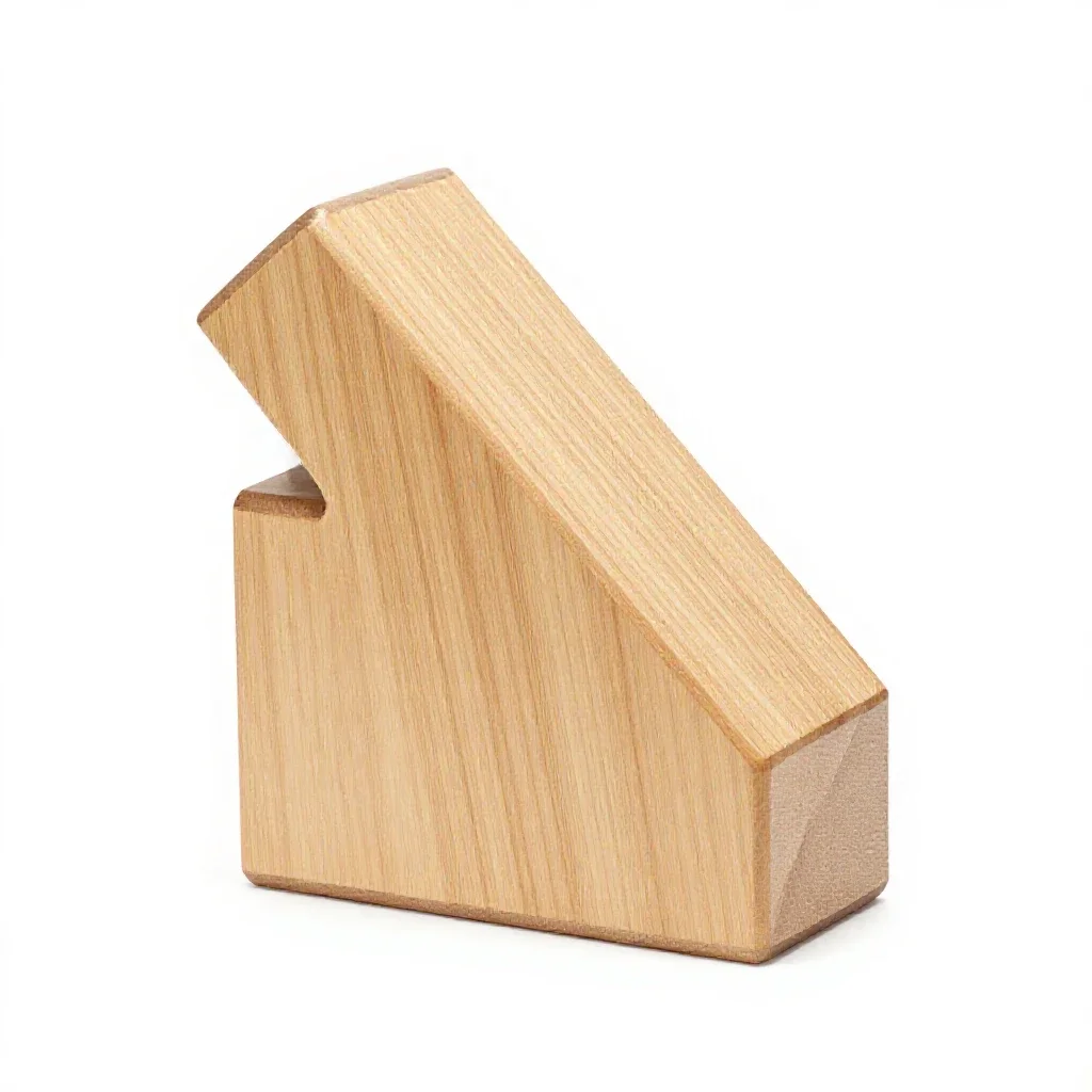 Knife block isolated on a white background