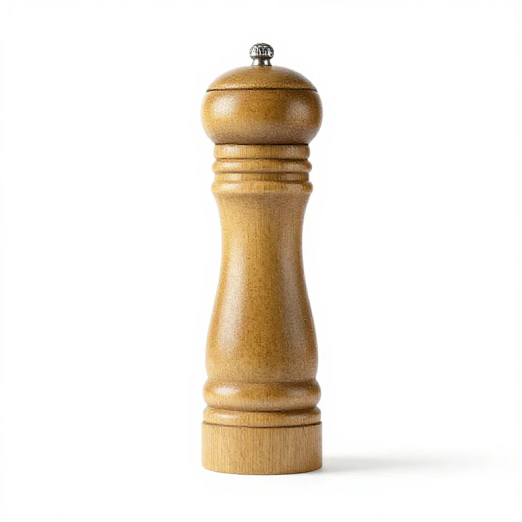 Pepper mill isolated on a white background